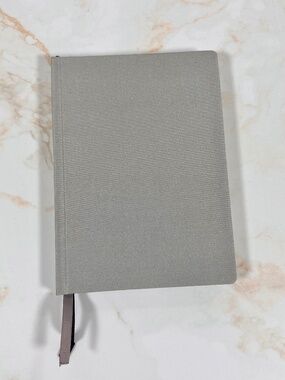 B6 Print Pression Undated Weekly Planner || Grey Fabric Cover